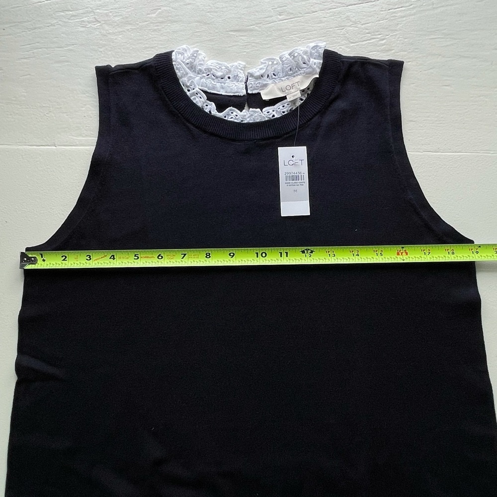 Loft eyelet sweater tank. - Picture 12 of 14